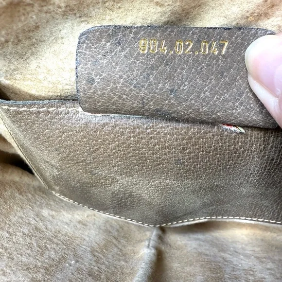 Gucci authentic brown monogram canvas crossbody bag